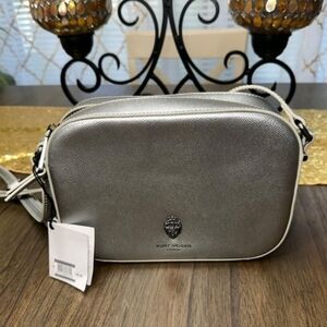 *Brand New w/tag* Kurt Geiger Silver Crossbody Bag